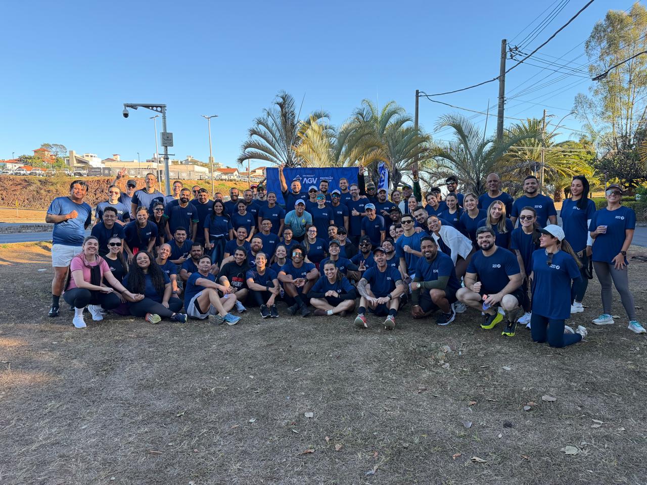 Colaboradores da AGV reunidos no 2º Treinão AGV